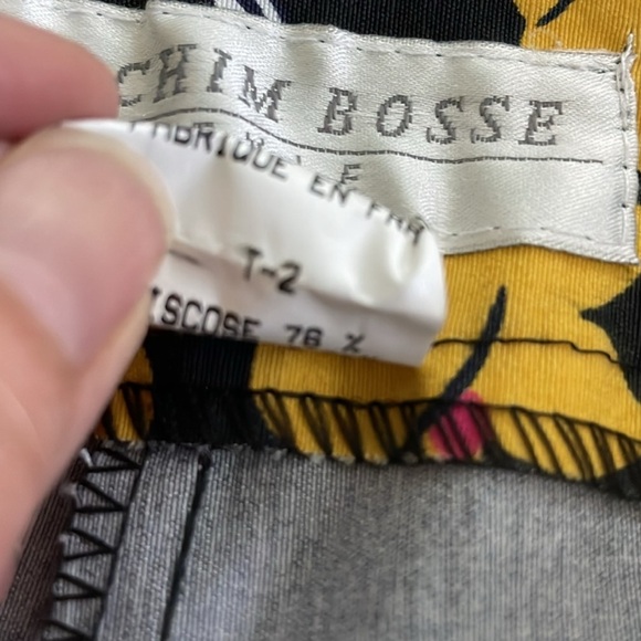 JOACHIM BOSSE Floral Cropped Capri Pants size 2 - Picture 3 of 9